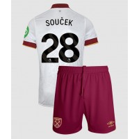 West Ham United Tomas Soucek #28 Replika babykläder Tredjeställ Barn 2024-25 Kortärmad (+ korta byxor)